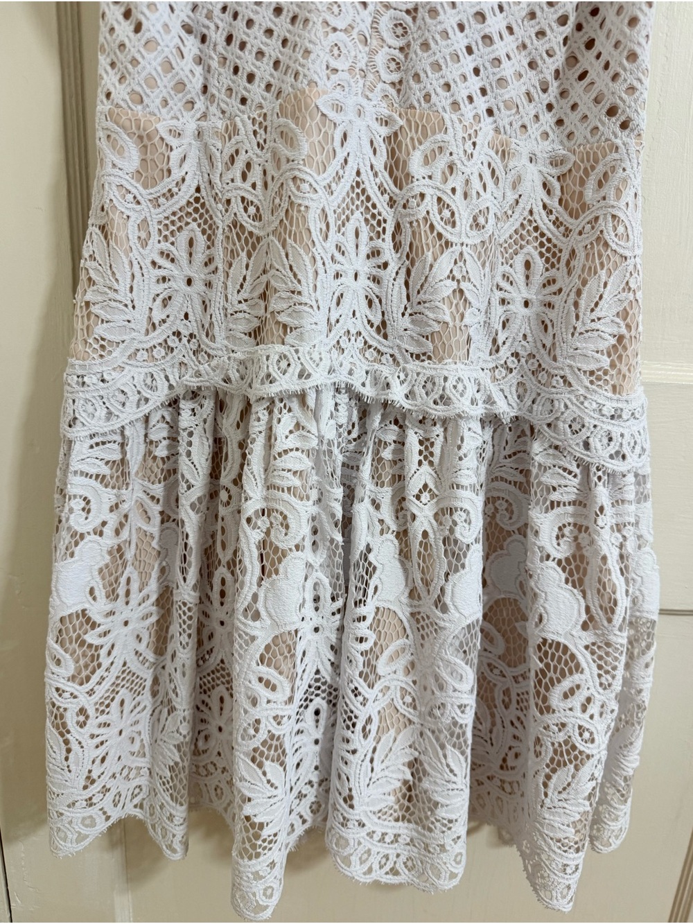 Lilly Pulitzer White Crochet Lace Halter Dress - Picture 6 of 15